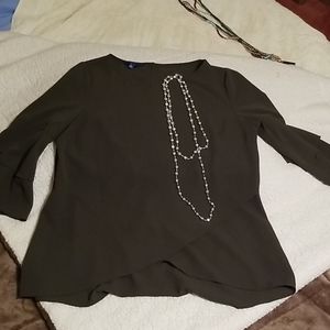 Bell sleeved top